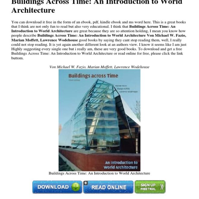 Buildings Across Time (6th Edition) PDF: What Students Should Know