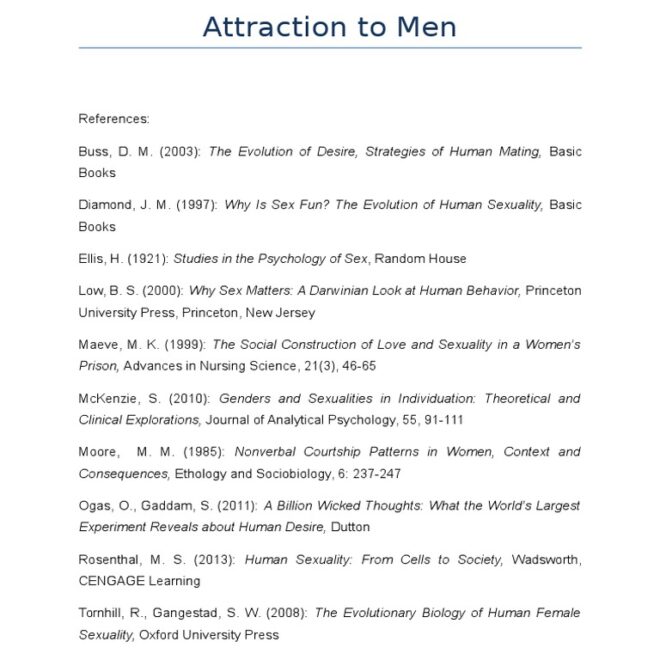 What Do Men Want in a Woman? Psychology Attraction and Values