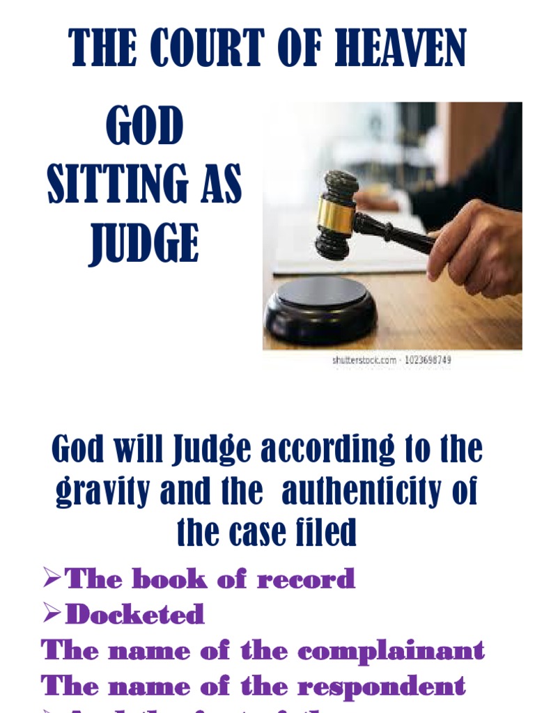 What Do You Find in the Court of Heaven? Biblical Imagery Explained