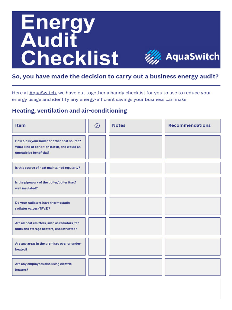 Energy Audit Checklist for Commercial Buildings: Step-by-Step Guide