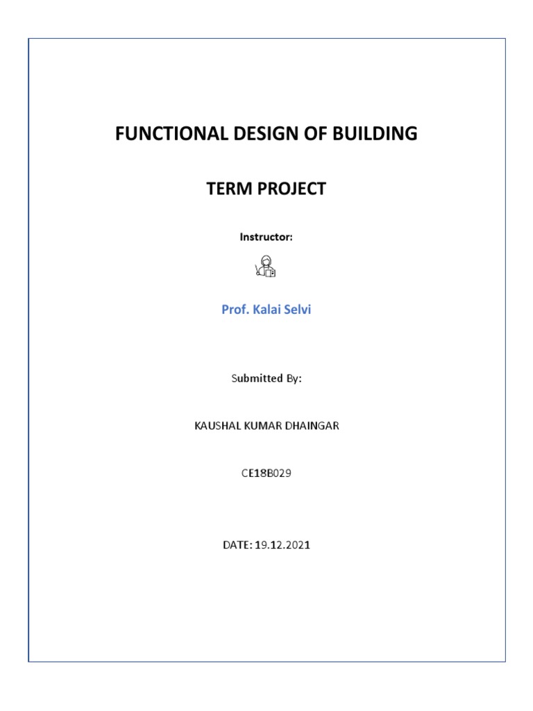 How Do User Needs Affect Building Design? Function Meets Form