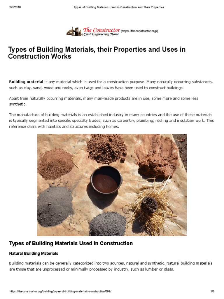 Most Common Building Materials and Their Best Uses