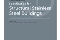 ANSI/AISC 370-21 for Stainless Steel Buildings: What the Specification Covers
