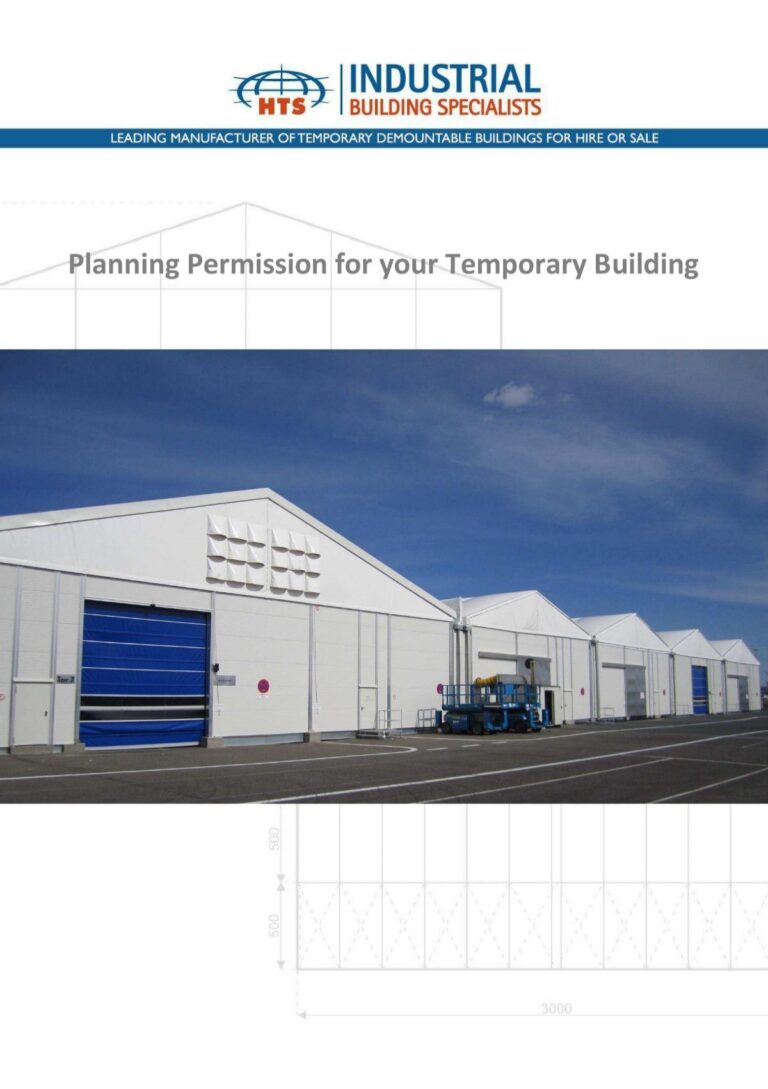 Planning Permission for Temporary Buildings: Rules and Exceptions