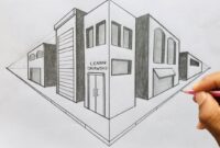 Buildings in Two-Point Perspective: Easy Drawing Tutorial for Beginners