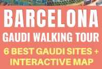 Map of Gaudí Buildings in Barcelona: Self-Guided Architecture Tour