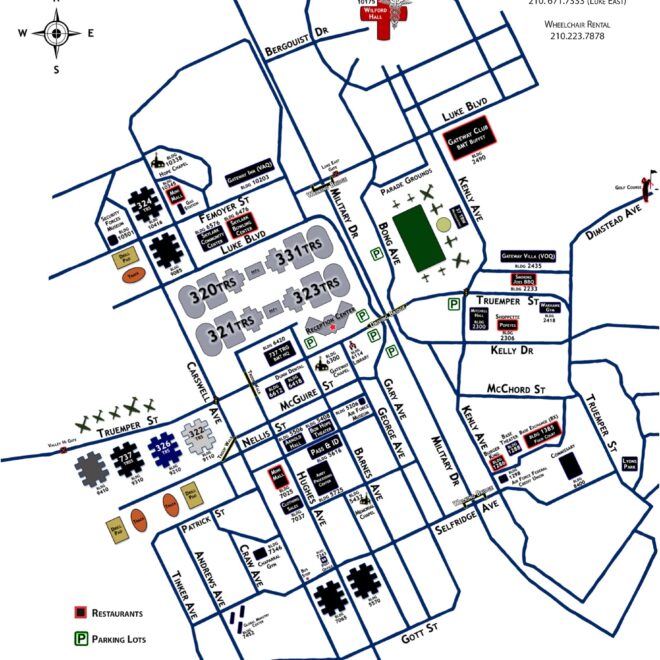 Map of Robins Air Force Base Buildings: Visitor and Facility Guide