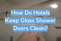 What Do Hotels Use to Clean Glass Shower Doors? Pro Cleaning Secrets Revealed