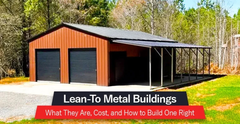 Metal Buildings With Lean-To Additions: Extra Space at Lower Cost