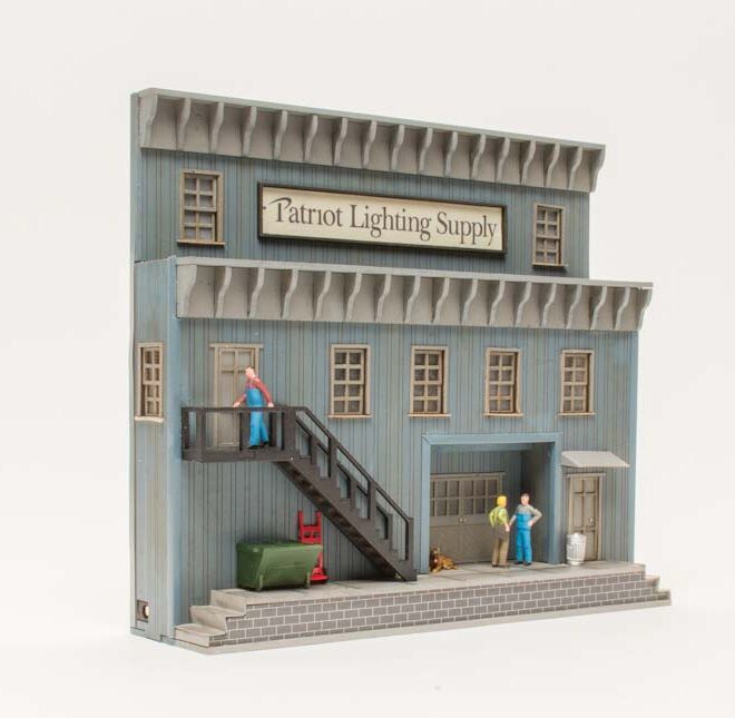 O Gauge Model Train Buildings: Stations Shops and Factories