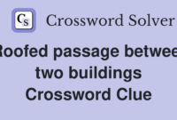 Roofed Passage Between Two Buildings: What It’s Called and Why It’s Used
