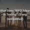 What Does WYO Mean in Texting? Chat Abbreviation Guide