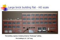 HO Scale Free Printable Buildings: Model Train Scenery on a Budget