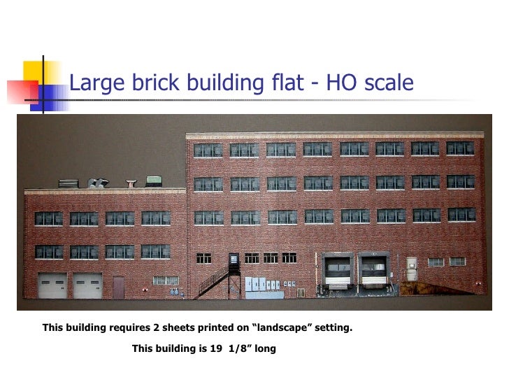 HO Scale Free Printable Buildings: Model Train Scenery on a Budget