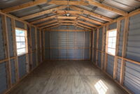 Wood Storage Buildings With Porch: Cabin-Style Shed Designs