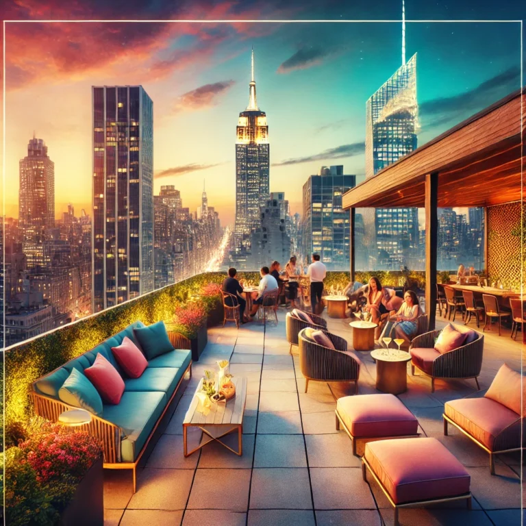 NYC Office Buildings With Rooftop Lounges for Tenants: Top Locations