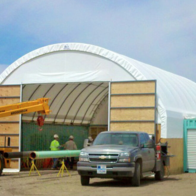 Fabric Buildings for Oil and Gas Sites: Temporary and Permanent Uses