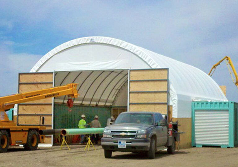 Fabric Buildings for Oil and Gas Sites: Temporary and Permanent Uses