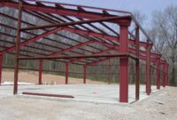 Red Iron Metal Buildings: Photos Designs and Use Cases