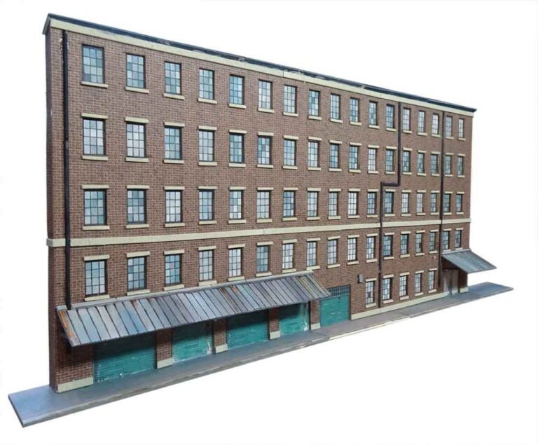 Free Printable HO Scale Buildings for Model Railroads