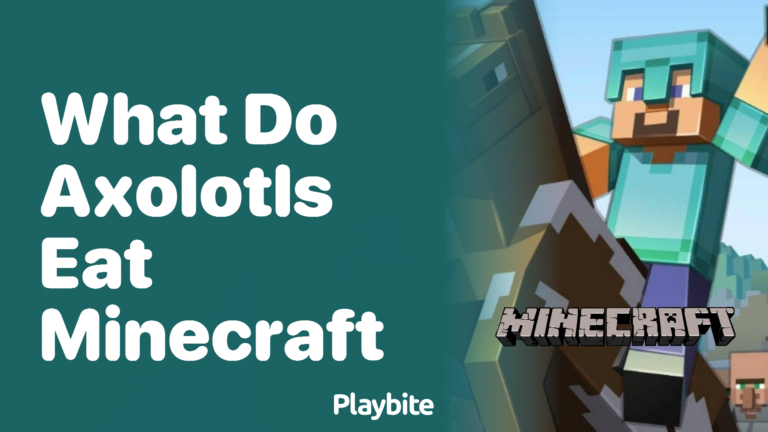 What Do Minecraft Axolotls Eat? Feeding and Taming Guide