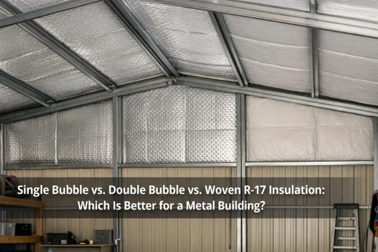 Bubble Wrap Insulation for Metal Buildings: Pros Cons and Installation Tips