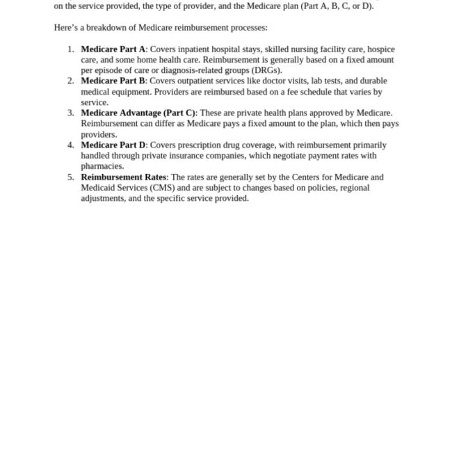 How Medicare Reimburses Healthcare Providers (Simple Guide)