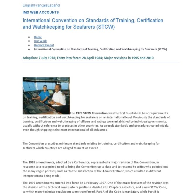 Does Healthcare Training Meet Global Standards Like STCW?