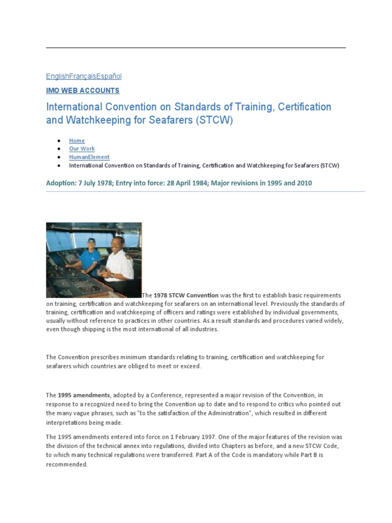 Does Healthcare Training Meet Global Standards Like STCW?