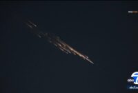 Strange Lights in Southern California Sky Explained