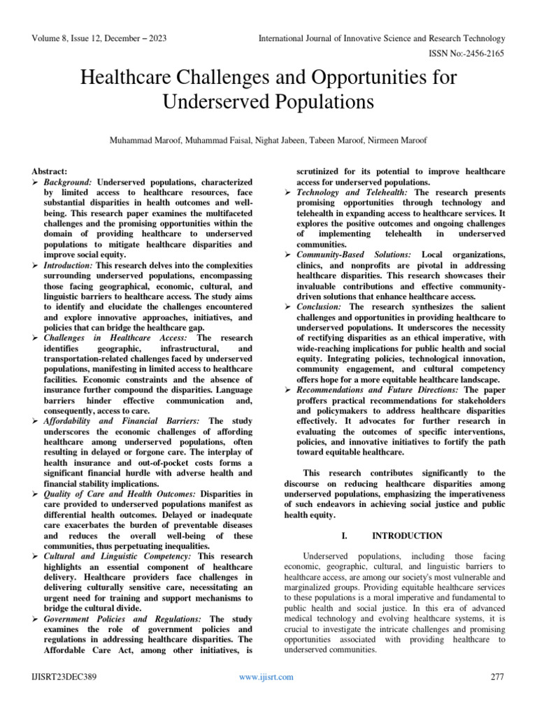 Why Work in Underserved Healthcare Areas