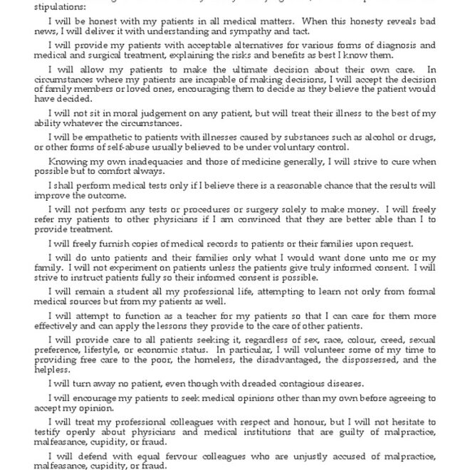 Do Healthcare Providers Take an Oath to Treat Patients?