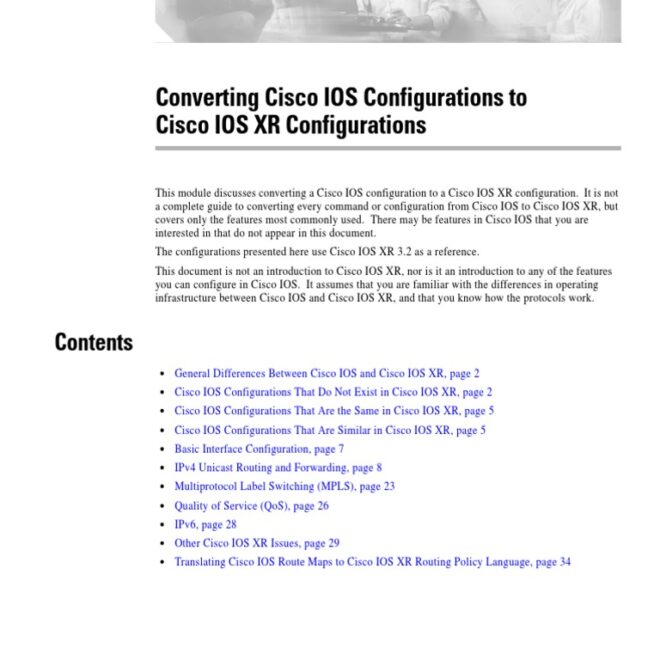 Which Platforms Support Cisco IOS XR?