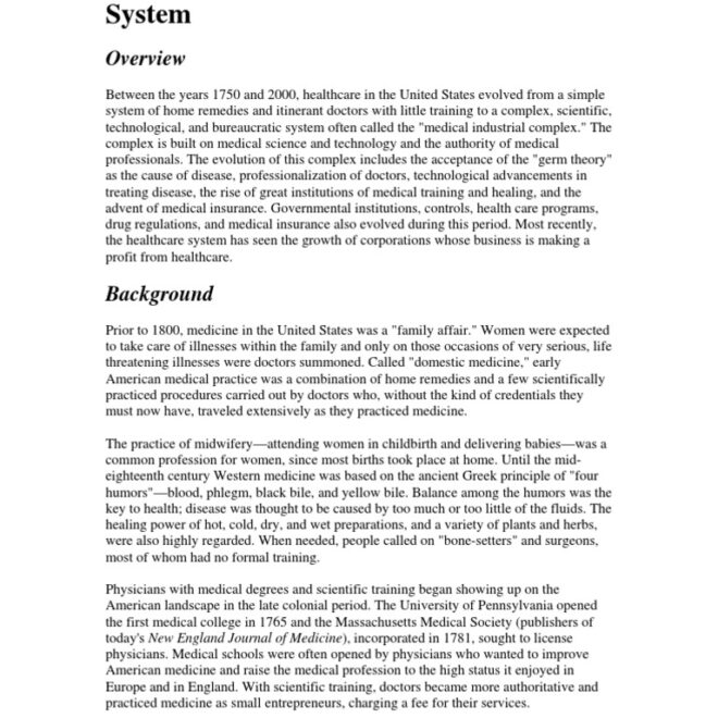 What Has the U.S. Healthcare System Evolved Into Today?