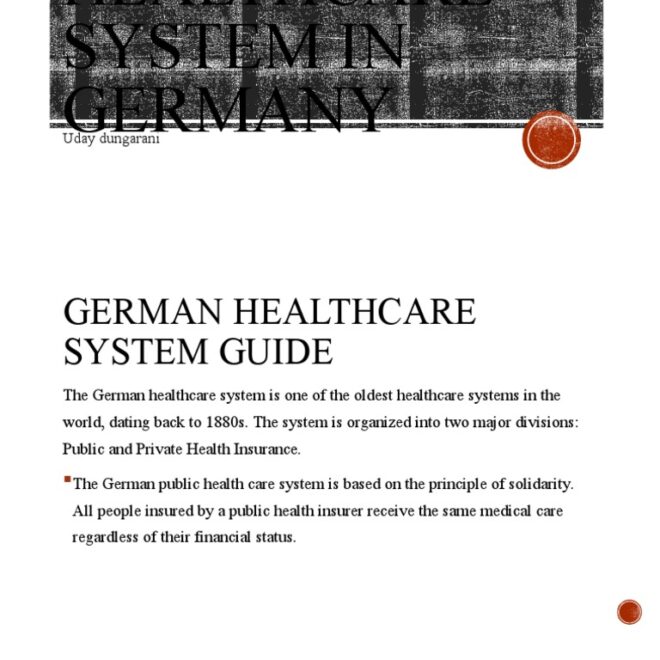 How Germany Funds Universal Healthcare