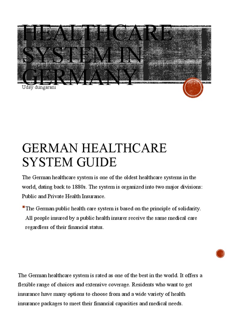 How Germany Funds Universal Healthcare