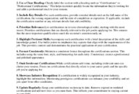 How to List Healthcare Certifications on Your Resume