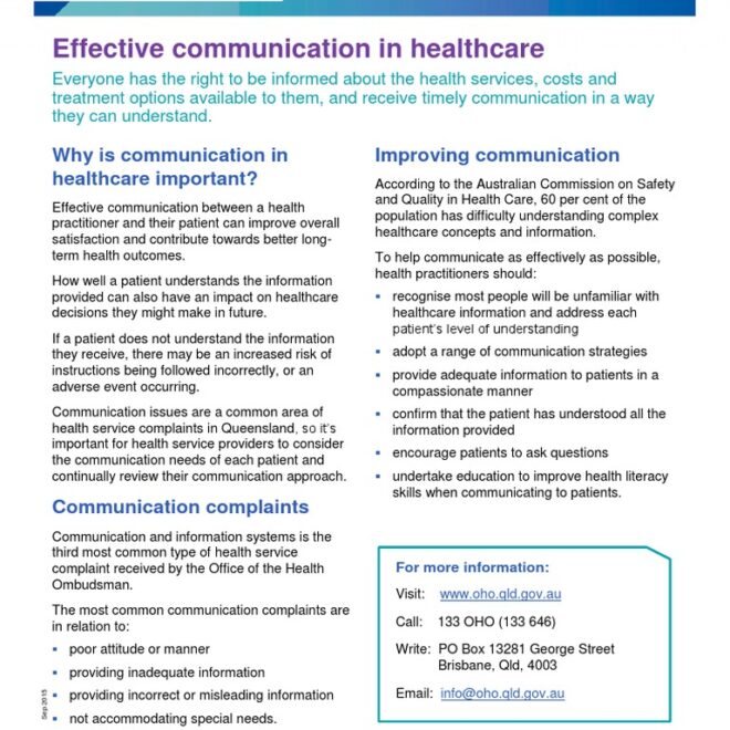 How Communication Improves Healthcare Quality