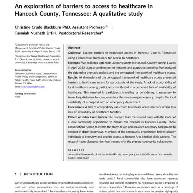 Why Are There Barriers to Healthcare Access?