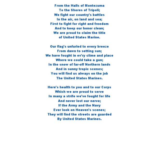 Who Wrote the Marine Corps Hymn? History & Meaning