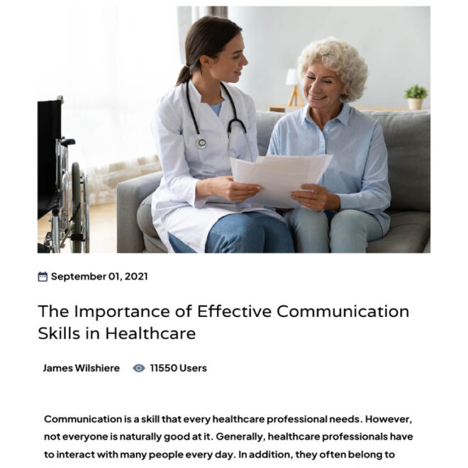 Why Communication Is Critical in Healthcare Settings