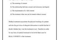 Why Consent Is Required in Healthcare Treatment