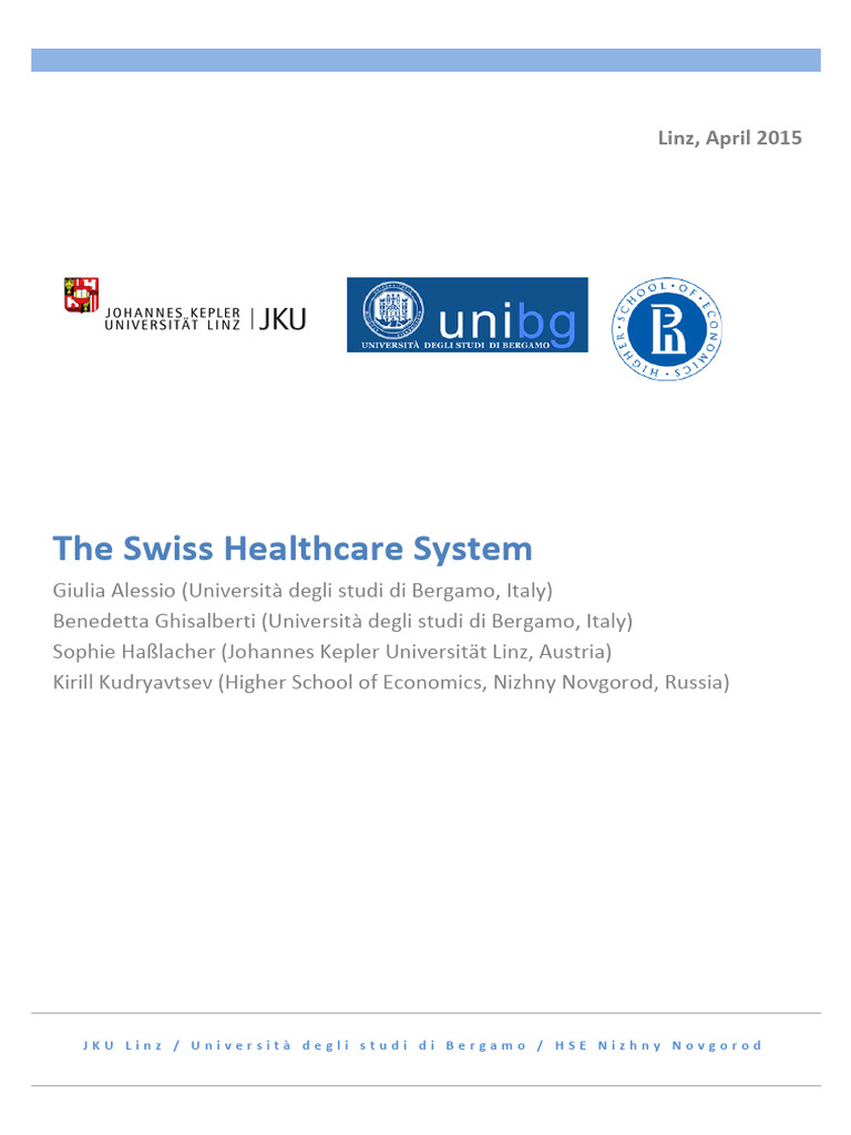 How Switzerland Pays Healthcare Providers Differently