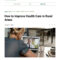 How to Improve Healthcare Access in Rural Areas