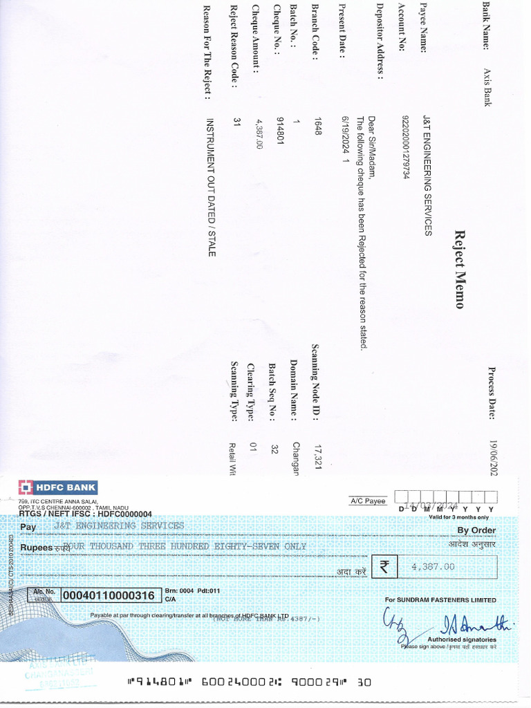 Why Some Checks Get Rejected by Banks