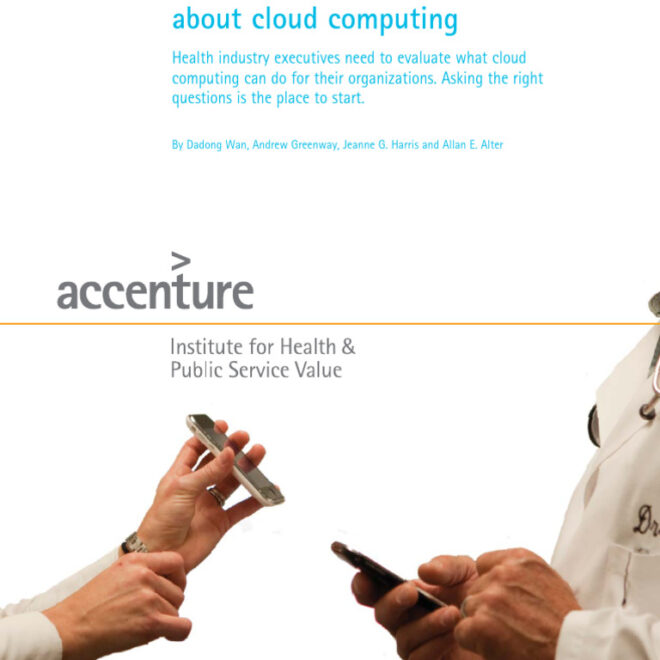 How Accenture Is Transforming Healthcare Providers Globally