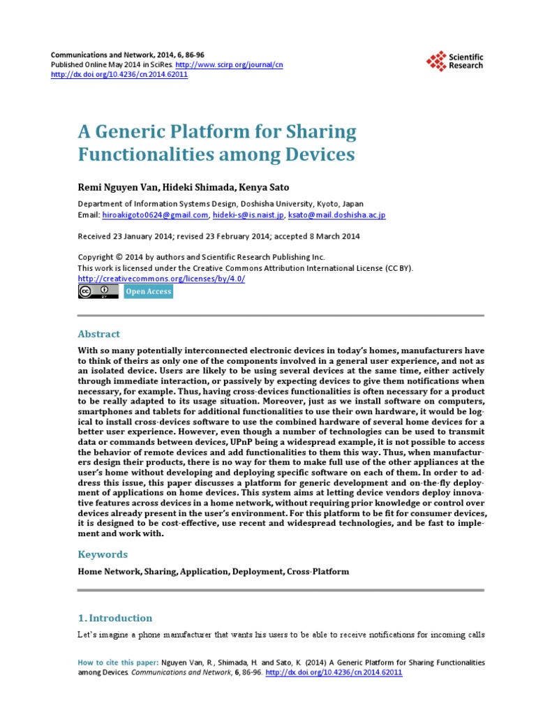 What Makes a Platform Available Across Devices?