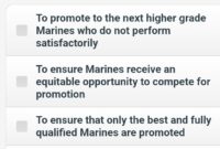 Marine Corps Promotion System: Key Objectives Explained