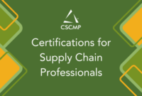 What Certifications Are Available for Healthcare Supply Chain Professionals?