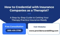 How to Credential With Insurance Companies